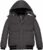 Wantdo Giacca Caldo Invernale Parka con Cappuccio Antivento Cappotto da Esterno Trapuntato Giubbotto in Cotone da Trekking Bambino – B0DSJ9M8PT