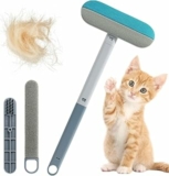 Togli Peli per Animali Domestici 4 in 1,Spazzola Leva Peli per Gatti e Cani con Asta Prolunga, Riutilizzabile per Divano, Letto, Auto, Tappeti e Tiragraffi, Kit di Pulizia per Pelo di Animale​ – B0FJXP91KQ