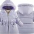 Kids4ever Cappotto Invernale per Bambina e Bambino Giacca con Cerniera e Cappuccio Antivento in Caldo Pile Tuta da Neve con Due Tasche 6 Mesi-5 Anni – B0CHRW4QSY