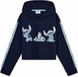 Disney Stitch Felpa Bambina Felpa Corta Ragazza 7-14 Anni Felpe con Cappuccio Cotone Misto Gadget Regalo Ragazze Bambine – B0BS11DZGR