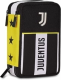 Seven Juventus Astuccio Scuola 3 Zip, Nero, Portapenne Triplo Scomparto Completo Di Penne, Matite, Colori, Scuola Elementare, Bambino, Calcio – B0F9B2GH3Q