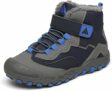 Mishansha Bambino Stivali Invernali Ragazza Caldo Stivaletti Ragazzi Scarpe da Escursionismo Antiscivolo, Gr.24-38 – B08GFNCRTY
