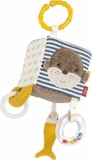 Fehn Activity-Würfel Otter – Motorik-Spielzeug mit Greifelementen zum Aufhängen – für Babys und Kleinkinder ab 0+ Monaten – Maße: 10 x 10 cm – B0D7HKJ315