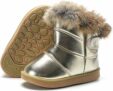 Gaatpot Stivali per Bambine e Ragazze Stivaletti da Neve Scarpe con Invernali Stivale con Imbottitura Calda Impermeabili PU Unisex – Bambini – B0CB6BFGTZ