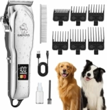 KAEFUYS Tosatrice per Cani Pelo Lungo Professionale Motore Potente 7000 RPM Display LED e Impermeabile IPX7 Tagliacapelli per Animali Domestici Pelo Lungo e Folto con Design Wireless per Cani e Gatti – B0F8VBFN2Z