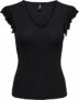 ONLY Onlmay Life S/S Frill V-Neck Top Box Jrs Onlmay Life S/S Frill V-Neck Top Box Jrs Donna (Pacco da 1) – B08VD1V8BV