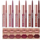 12 Pz Matita Labbra Matte E Set Di Rossetto 24 Ore Nudi Impermeabile Bellezza Trucco Kit Lipgloss Liptints Per Le Donne Matita Rossetto Lifter Regali – B09FLJVKDJ