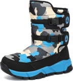 Mishansha Bambini Stivali da Neve Ragazze Caldo Fodera Stivaletti Invernali Ragazzi Scarpe Comodo Antiscivolo – B0FC6CYD7Q