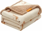 FEANDREA Coperta Impermeabile per Cani, Coperta Animali Domestici in Sherpa per Cani di Grande Taglia, Gatti, 203 x 152 cm, XXL, Coprisedile Reversibile Lavabile in Lavatrice, Beige PPB080K01 – B0CH86DZ9H