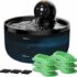 PETKIT CYBERTAIL Fontanella per Gatti, Pompa dell’Acqua Senza Fili,25dB Silenziosa,Fontanella per Cani,3.0 Aggiornare l’elemento Filtrante,1.8 L(Non Base Wireless) – B0C288NXTF