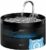 Fontanella per Gatti, GIOTOHUN Fontanella Gatti, 2L Fontanella Gatto, Forma di Rubinetto, Pompa Dell’acqua Super Silenziosa, Filtraggio dei Peli Randagi, Due tipi di Modalità di Flusso Dell’Acqua,Nero – B0BGL2GTTM