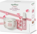 Equilibra, Kit Corpo Rosa Ialuronica Nutriente, Contiene 1 Rosa Ialuronica Burro Corpo Nutriente, 300ml, e 1 Rosa Ialuronica Acqua Profumata, con Acido Ialuronico, 50ml – B0DKK2XKDH