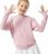 Rolanko Giacca Estiva per Ragazze con Fori per i Pollici Manica Lunga Protezione Solare Asciugatura Rapida Felpa con Cappuccio con Cerniera Top Rash Guard per Bambini – B0D8HWW9V1