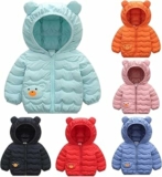 Bambina Invernale Cappotto Bambini Unisex Piumino Leggero con Cappuccio Bambine Ragazze Giubbotto Manica Lunga Outfits Giacca Invernale Bambina Parka Bambina Leggero Outwear Vestiti Giacche – B09G126CW4
