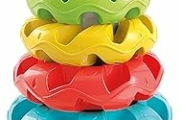 Clementoni Baby Stacking Rings, Anelli Impilabili, Torre di 5 Anellini, Bambini 6-36 Mesi, Gioco Prima Infanzia Made in Italy, Linea Play For Future, Stimola Manualità e Percezione Visiva, 17103 – B01EI7JX08