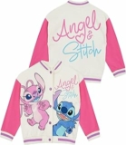 Disney Stitch Giacca Bambina | Maglia Bambina | Giubbotto Primaverile Ragazza Stitch E Angel – B0DF335VG8