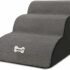 Tappetino per cibo per cani, extra large, 86 x 56 cm, in silicone, con bordo rialzato, per animali domestici di taglia piccola, media e grande, antiscivolo, facile da pulire (grigio scuro) – B0FHQCLQ7S