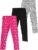Chicco Set 3 Leggings Bambina, Pantaloni Bambina in Morbido Cotone, Abbigliamento Bambine, Designed in Italy – B0BPYC1CML