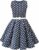 BlackButterfly Bambini Abito Vintage a Pois Anni ’50 “Audrey – B0147AKIC8