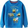 Codkkre Felpa Bambino Pullover Bimbo Dinosauro in Cotone Girocollo Sportivo Sweatshirt Ragazzi Autunno Inverno Felpa Bambini 2-7 Anni – B0D9CZSXVM