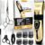 PetKing Tosatrice Professionale per Cani – Kit di Toelettatura Premium per Cani e gatti con Pelo Folto, Tosatrice per Animali Domestici Silenziosa e Senza Fili, Tagliacapelli a Bassa Rumorosità – B0B6W8SXLW