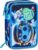 SJ GANG STYLE JAM GANG Astuccio Scuola 3 Zip SPACE LED BOY, Blu, Triplo Scomparto, 45 pezzi, Set cancelleria incluso, Pratica chiusura con zip, Scuola elementare, Bambino – B0GKQB6M83