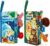 hahaland Libri di Stoffa Neonati 2 Pezzi – Code Animali Libretti Morbidi Giungla Bambini Sensoriali Libricino Interattivo, Libro Tattile per Tummy Time 0 6 12 Mesi – B092J6Q6B5