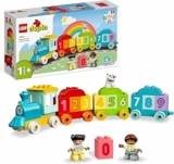 LEGO DUPLO Treno dei Numeri – Impariamo a Contare – Giochi Didattici Montessori – con Mattoncini Numerati e Colorati e 2 Personaggi Giocattolo – Idea Regalo per Bambini e Bambine da 1+ Anni – 10954 – B08W5FV9GN