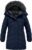ZSHOW Cappotto con Cappuccio Antivento Giacca Lunga Caldo Invernale Giubbotto Idrorepellente Casual Parka da Viaggio Spesso Bambina – B09WVXQ5M3