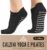 All Things Accessory 3 Paia di Calze Antiscivolo con Grip per Yoga, Pilates, Fitness, Danza e Barre – Traspiranti, Sicure, Prevenzione Caduta, EU 37-42 – B01B4ZKR52