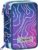 Seven Astuccio Scuola Elementare, 3 scomparti, Medie, con Matite, Pennarelli, Penne, 3 Zip, Mapset Girl, Bambina, Ragazza, viola/azzurro – B0CYTHS1XS
