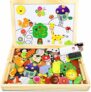 Puzzle Magnetico 110 Pcs Legno, Lavagna Animali Giocattolo 3+ Anni | Giochi Montessori – Educativi Puzzle Regalo Bambini Bambino 3 Anni Pasqua – B08BC6M893