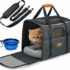 Gattaiola per vetro Porta Basculante per Gatti e Cani Grande Porta Gattaiola per vetro con 4 possibilità di bloccaggio (Rotonda Trasparente) – B07D3MTM9D