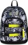 Seven Zaino New Fit, Doppio Scomparto, Tasca Porta Borraccia, Scuola e Tempo Libero, White Scratch, Bambini e Ragazzi, grigio/giallo – B0DZHGH3W3