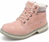 ARRIGO BELLO Stivali Bambino Invernali Scarponcini Bambina Scarpe Neve Ragazzi Cerniera Allacciatura Antiscivolo Caldo Unisex Stivaletti Size 31-39 – B0FH4MP5PL