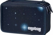 ergobag Astuccio maxi | Set da 40 pezzi con matite colorate e pennarelli Lyra, righello, forbici e scomparto per monete, ideale per la scuola – B0DFV2YJR8