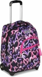 Seven Zaino Trolley, Scuola Elementare, Doppio Uso, Doppio Scomparto, Spallacci a Scomparsa, Bambina, Lovely Elements, rosa – B0DZHJKBQW