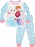 Disney Pigiama Frozen Bambina | Pigiami Cotone Lungo | Pigiamone Principesse Pijama Anna e Elsa per Bambini – B07GQWZLQ3