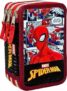 Clondo Astuccio 3 Scomparti Scuola Bambini Per Spiderman Fan Completo 44 Pezzi – Effetto 3D con Personaggi – 20x12x7 cm – Kit Cancelleria Triplo Corredo Elementare e Primaria 6+ Anni – B0H2JX66C1