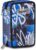 Seven Astuccio Scuola Elementare, 3 scomparti, Medie, con Matite, Pennarelli, Penne, 3 Zip, Writing Graffiti, Bambino, Ragazzo, blu/nero – B0GY9X7D92