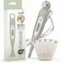 Termometro per animali domestici SC 1505 flex con punta flessibile per una misurazione particolarmente delicata, inclusi 5 coperchi protettivi igienici e anello di fissaggio – B0DD478H5C
