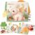 hahaland Libri di Stoffa Neonati 0-6 Mesi – Morbidi Animali Interattivi Libretto Tattile con Specchio – Giochi da Passeggino Tummy Time Sensoriali Bimbo Bimba – B0CYP7CTB5