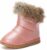 KVbabby Bambine e Ragazze Carino Stivali da Neve Morbide Fodera calda Stivali Scarpe di Cotone Piatto Pelliccia Stivali – B075FC4BST