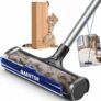 Spazzola Tappeti Peli Animali, Rullo Peli Animali Manico 1,5m | Levapeli Animali Riutilizzabile, Contenitore Grande, Pulizia Profonda e Raccolta Automatica Peli Cane e Gatto per Tappeti – B0H3TV1KQH