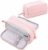 Astuccio 3+1 Scomparti Bambina Ragazzo, Astuccio Scuola Elementare Grande Portapenne Ragazza Scuola Media, Rosa Chiaro – B0DN32DWWG