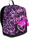 Seven Zaino New Fit, Doppio Scomparto, Tasca Porta Borraccia, Scuola e Tempo Libero, Lovely Elements, Bambine e Ragazze, rosa/viola – B0DZHG8FYT