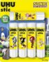 UHU Stic Sonic Limited Edition Collezionabili, Colla Stick per la Scuola Adatta ai Bambini, Senza Solventi, Colla Sicura per i Lavoretti, Box Composta da 5 Stick da 21g – B0D49RDR5J