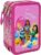 Astuccio 3 Scomparti Scuola Bambina Per Principesse Disney Fan Completo 44 Pezzi – Effetto 3D con Personaggi – 20x12x7 cm – Kit Cancelleria Triplo Corredo Elementare e Primaria 6+ Anni – B0H2JLM1J1