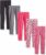 Amazon Essentials Leggings Bambine e Ragazze, Pacco da 5, Gatti/Grigio Scuro/Nero/Rosa/Stampa Animalier, 10 Anni – B07GQ4WCL8