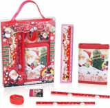 Vicloon Set Cancelleria Scuola, Cancelleria per Regalo Bambina, Cancelleria per Unicorno, Set di Matite a Forma di Unicorno Astucci Penna, Cancelleria per Bambina Regalo di Natale – B0BL74NSK9